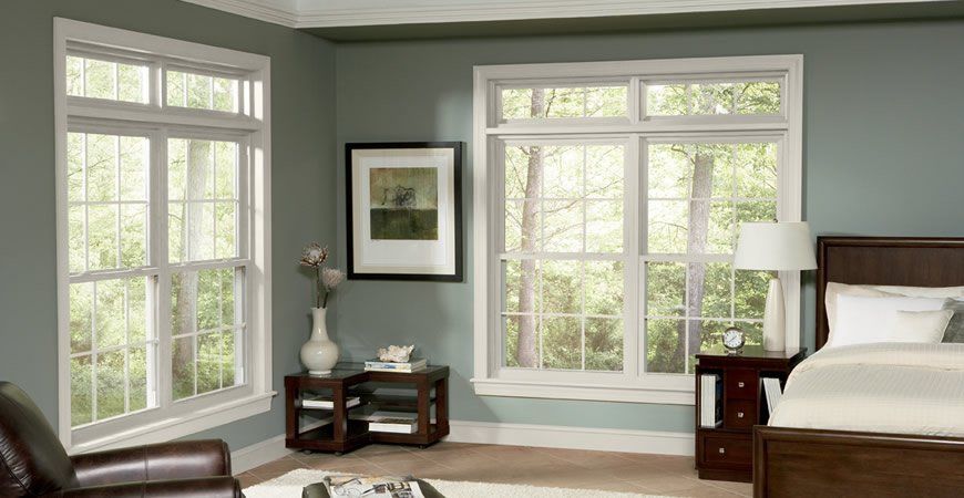 New windows in a green room